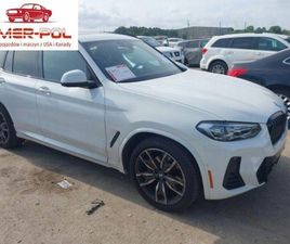 BMW X3 SDRIVE30I 2024 2.0L 2.0 BENZYNA 248KM