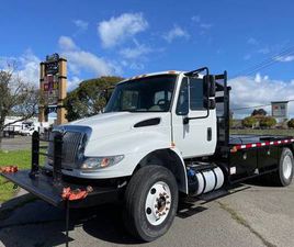 2018 INTERNATIONAL 4300 FLATBED CUMMINS MANUAL TRANS **NON-CDL, 57K MI