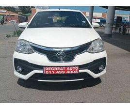 TOYOTA ETIOS 2017 TOYOTA ETIOS 1.5 XS