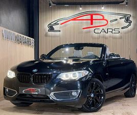 BMW SÉRIE 2 218 DA * CABRIOLET LUXURY * GAR 12 MOIS * 114MKM *