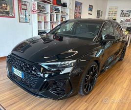 AUDI A3 SPORTBACK RS3 AUDI RS3 BLACK EDITION KM 19.000!! NAZIONALE !!