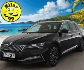 SKODA SUPERB COMBI 1.4 TSI PHEV L&K IV DSG AUTOM. * WEBASTO / ADAPT.VAKKARI / CANTON / ILMASTOIDUT NAHKAPENKIT / PANORAMA / MATRIX LED / 360-KAMERA - HULLUT JOU