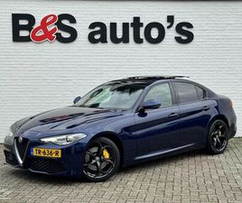 ALFA ROMEO GIULIA ALFA ROMEO GIULIA - 2.0T SUPER SQUADRA TUNING 300+ PK CRUISE CLIMATE LEER STOEL- STUURVERWARMING APPLE / ANDRO