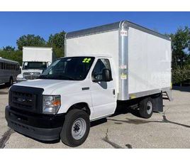 FORD E350 CUTAWAY 2022 FORD E350 SD CUTAWAY 12FT BOX TRUCK WITH RAMP 79K MILES