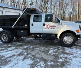 2000 FORD F-650 CREW CAB DUMP TRUCK