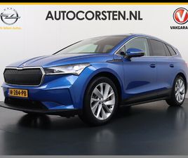 SKODA ENYAQ IV 80 PANO-DAK ADAP.CRUISE TREKHAAK 360°CAMERA ELEK.STOELEN+MEMORY+VERWARMD APPLE CARPLAY ANDROID HEAD-UP DISPLAY LED STUUR+ACHTERBANKVERWARMING ELE