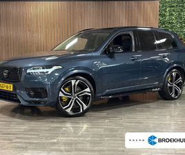 VOLVO XC90 T8 AWD RECHARGE ULTRA DARK BLACK VOL! | BOWERS & WILKINS | LUCHTVERING | STOELVENTILATIE | TREKHAAK | 360 CAMERA | HEAD-UP DISPLAY | STOELMASSAGE | 4