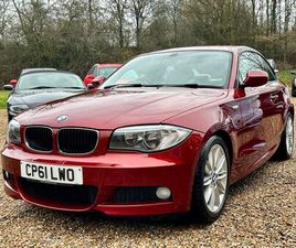 2011 BMW 1 SERIES 2.0TD 118D M SPORT COUPE 2D