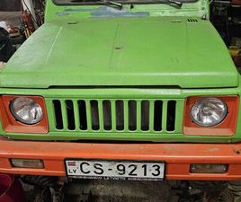 SUZUKI SJ 410, CENA 4 000 €. RĀMIS ĻOTI LABĀ STĀVOKLĪ, BUNDŽA PARMETINĀTA, SĪKĀK KRĒSLA. DUBĻU - SLUDINĀJUMI