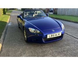 2001 HONDA S2000 BLEU MANUEL, 6 VITESSES CONDUITE À DROIT...