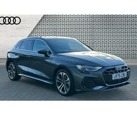 AUDI A3 5DR A3 40 TFSI E S LINE 5DR S TRONIC