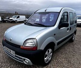 RENAULT KANGOO 1.5 DCI - 65 AUTHENTIQUE 5 CV, MONOSPACE 5 PLACES, DIESEL, 03/2002, 145 500 KM, 4 PORTES AVEC HAYON, MANUELLE : BV5, 3 250 €