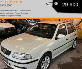 VOLKSWAGEN GOL GERAÇÃO III 2.0 MI 8V GASOLINA MEC. 4P 2000