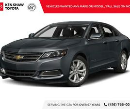 2018 CHEVROLET IMPALA 1LT LOW KM AND FULLY CERTIFIED
