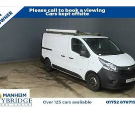 2017 17 VAUXHALL VIVARO 1.6 CDTI 2900 ECOFLEX PANEL VAN 5DR DIESEL MANUAL L1 H1