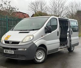 VAUXHALL VIVARO 1.9DTI 9 SEATER MINIBUS