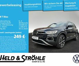VOLKSWAGEN T-ROC STYLE 2.0L DSG AHK BLK RFK AKTIONSZULASSUN