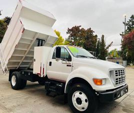 2000 FORD F-650 SUPER DUTY DIESEL 101K.MI.14FT.CHIPPER DUMP NEW BUILD