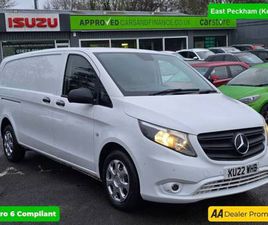 MERCEDES VITO 114 2022 MERCEDES-BENZ VITO 2.0 114 CDI PROGRESSIVE XLWB PANEL VAN, 54,800 MILES, AUTOMATIC, CRUISE C...