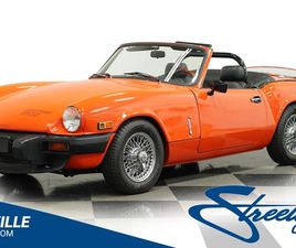 TRIUMPH SPITFIRE CABRIOLET 1980 TRIUMPH SPITFIRE 1500