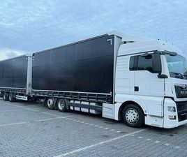 MAN TGX 24.440 6X2 E6 PRZYCZEPA G.T.S PTT18S TANDEM ZESTAW 120 M3 FIRANA LADOWNOŚĆ: ... WIDELKI