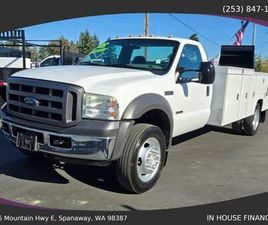 2005 FORD F550 SUPER DUTY REGULAR CAB & CHASSIS - IN-HOUSE FINANCING A