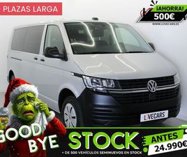 VOLKSWAGEN TRANSPORTER T6 VOLKSWAGEN TRANSPORTER 2.0 TDI T6 COMBI 9 LARGA 110