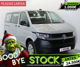 VOLKSWAGEN TRANSPORTER T6 VOLKSWAGEN TRANSPORTER 2.0 TDI T6 COMBI 9 LARGA 110