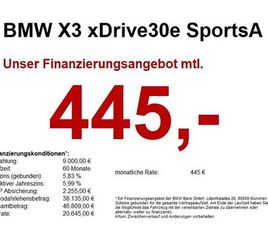 BMW X3 XDRIVE 30E BMW X3 XDRIVE30E M SPORTPAKET