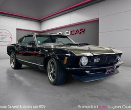 FORD MUSTANG 1970 V8 CLEVELAND MACH 1/ RARE ET EXPERTISÉ / SUPERBE ETAT CG FRANÇAISE - GARANTIE 12 MOIS -