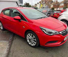 VAUXHALL ASTRA 2016 VAUXHALL ASTRA 1.4T 16V 125 ENERGY 5DR HATCHBACK PETROL MANUAL