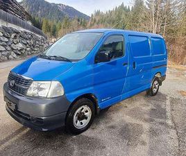 TOYOTA HIACE TOYOTA HI ACE HIACE 2,5 D-4D 120 4WD KURZ, ALLRAD TRANSPORTER / KASTENWAGEN