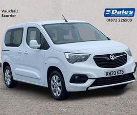 2020 VAUXHALL COMBO LIFE COMBO LIFE 1.2 TURBO SE 130 MPV PETROL MANUAL