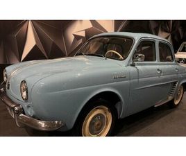 1960 RENAULT DAUPHINE BLEU MANUEL, 3 VITESSES CONDUITE À...