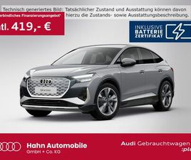 AUDI Q4 SPORTBACK E-TRON 40 AUDI Q4 SPORTBACK E-TRON 40 S LINE AHK ACC NAVI VIRTU