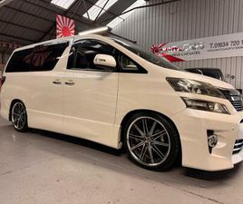 TOYOTA VELLFIRE 2.4 PLATINUM EDITION, 37,000 MILES, TWIN SUNROOFS, 20INCH ALLOYS