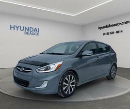 2017 HYUNDAI ACCENT VOITURE À HAYON, 5 PORTES, BOÎTE MANUELLE GLS,TOIT