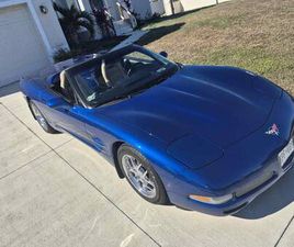 CORVETTE C5 CABRIOLET 2002 CORVETTE CONVERTIBLE, 22K, 1-OWNER, MANUAL, Z51, RARE BLUE