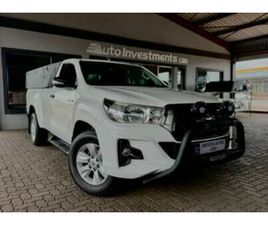 TOYOTA HILUX 2020 TOYOTA HILUX 2.4 GD-6 RAISED BODY SRX SINGLE-CAB