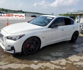 INFINITI Q50 2020, 3,0L, RED SPORT 400 3.0 BENZYNA 400KM