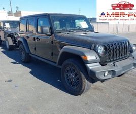 JEEP WRANGLER 2024R., SPORT S, OD UBEZPIECZALNI 2.0 BENZYNA 270KM