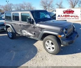 JEEP WRANGLER UNLIMITED SPORT S, 2022R., 4X4, 2.0L 2.0 BENZYNA 270KM