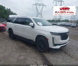 CADILLAC ESCALADE ESV CADILLAC ESCALADE ESV PREMIUM LUXURY, 2022R., 4X4, 6.2L 6.2 BENZYNA 420KM