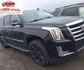 CADILLAC ESCALADE ESV LUXURY 2020 6.2L 6.2 BENZYNA 420KM