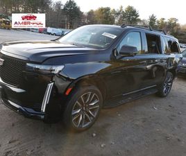 CADILLAC ESCALADE ESV SPORT PLATINUM, 2021R., 4X4, 6.2L 6.2 BENZYNA 420KM