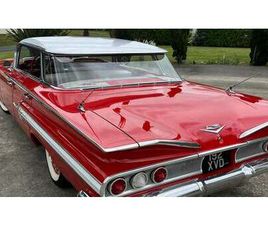 CHEVROLET IMPALA 1960 CHEVROLET IMPALA ROUGE AUTOMATIQUE CONDUITE À GAUCHE...