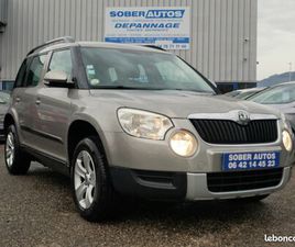 SKODA YETI ELEGANCE 2.0 TDI 110CV 101000KM D ORIGINE 1ERE MAIN GPS CLIM CT 2027 GTIE 1 AN