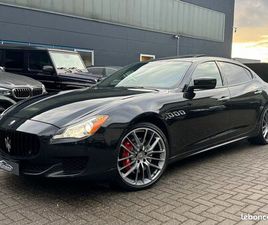 MASERATI QUATTROPORTE S Q4 3.0 V6 409CH - BVA - HISTORIQUE D'ENTRETIEN COMPLET - SIÈGES CHAUFFANTS/VENTILÉS - TOIT OUVRANT - H&K - 115000KM