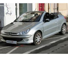 PEUGEOT 206 CC 1.6 110 ( ENTRETIEN À JOUR, CLIM, RADIO ... )