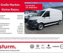 CRAFTER 35 KASTEN HD 2,0 L TDI *KAMERA, HECKFLÜGEL, HD, DSB*